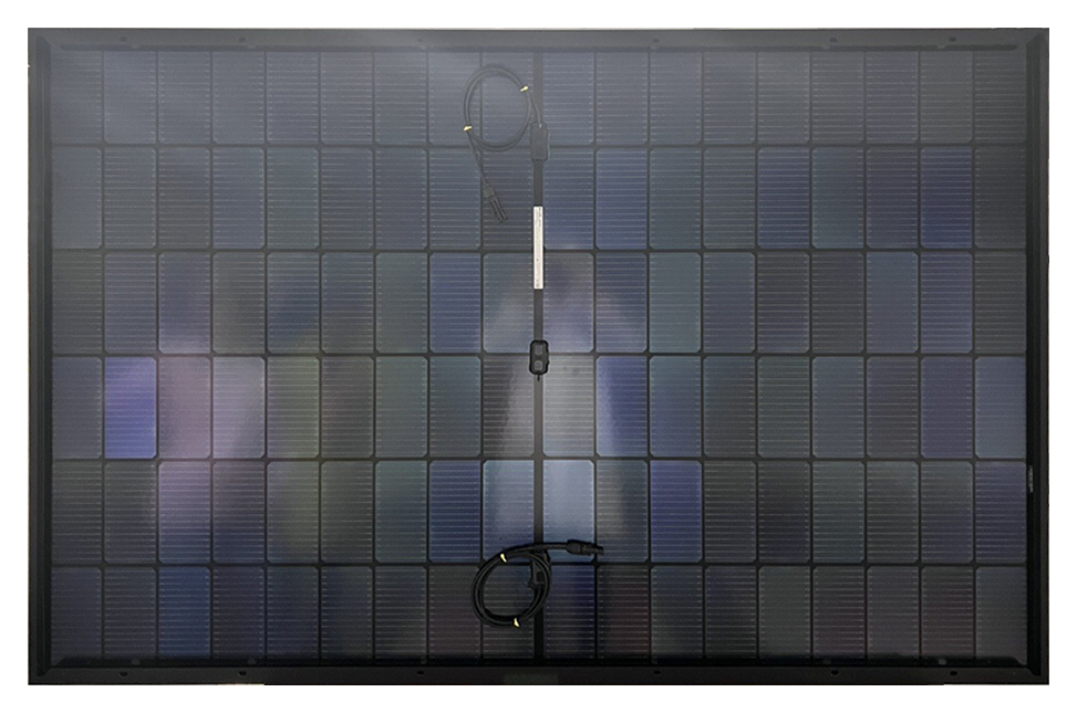 BlueSun 450W - Bifacial Helsort solpanel - På lager